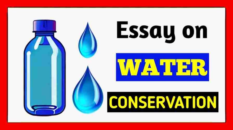 Essay on water conservation in 500 words